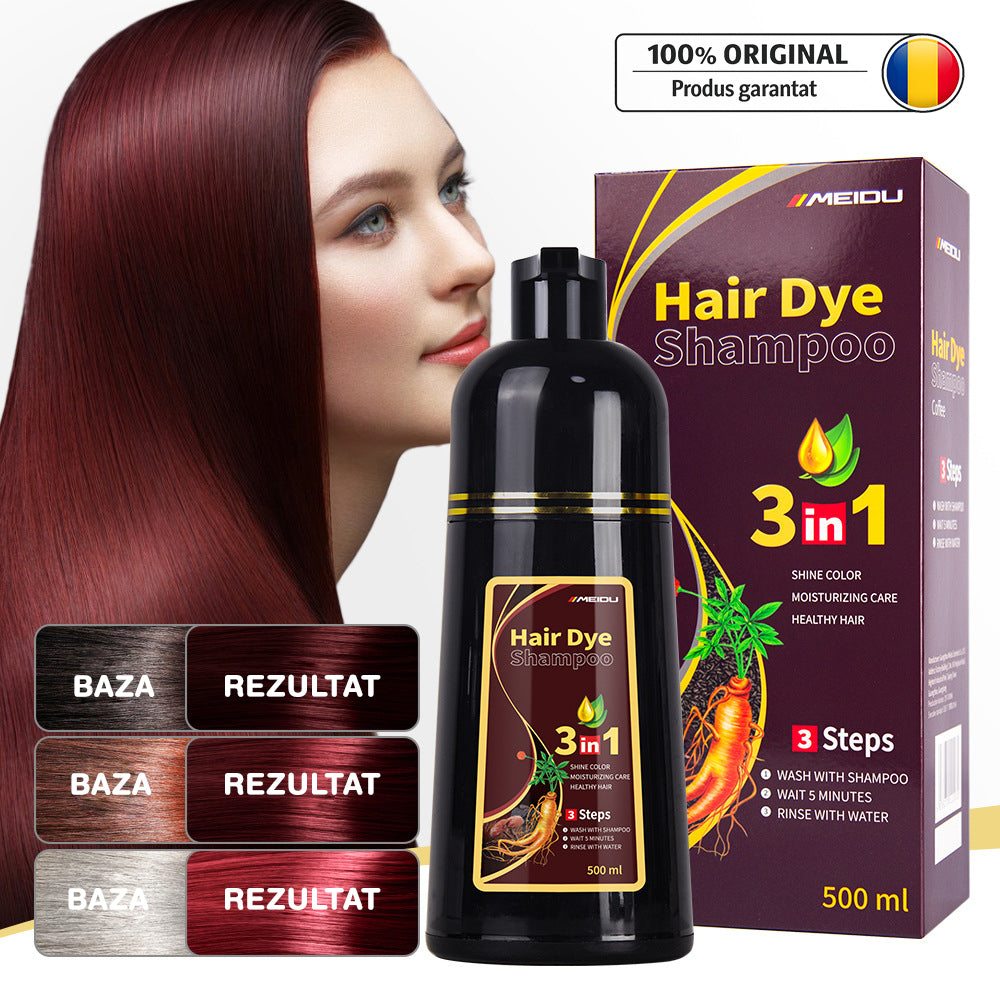Sampon Premium pentru Colorarea Parului Alb cu Ghimbir si Ginseng, 500 ml