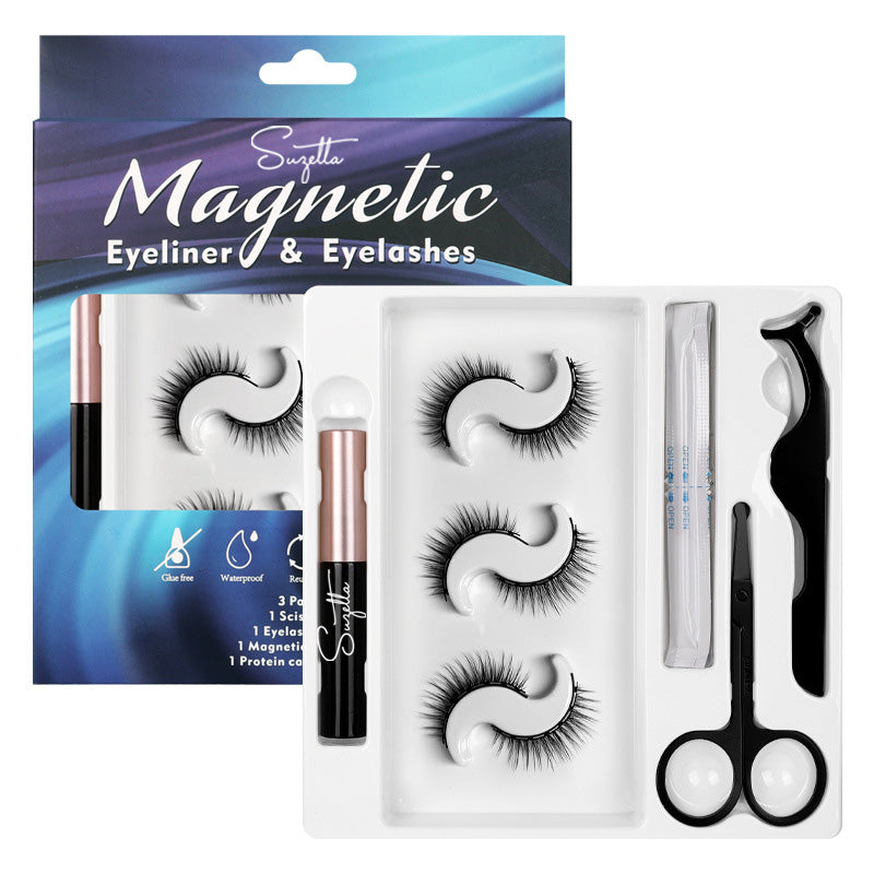 3 perechi gene magnetice + tus magnetic, 7 ancore - SuzettaBeauty®