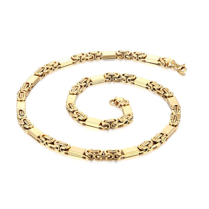 Bijuterie de lux , set colier si brățară masivă