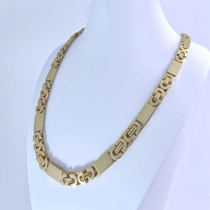 Bijuterie de lux , set colier si brățară masivă