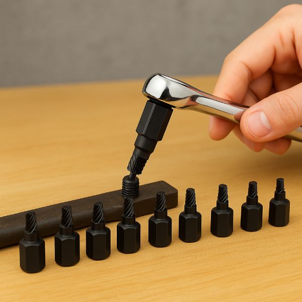 Set de extractoare pentru șuruburi, 10 piese | ExtraForce