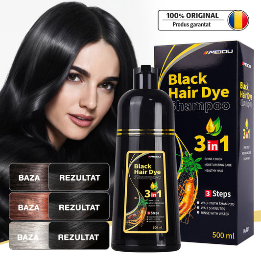 Sampon Premium pentru Colorarea Parului Alb cu Ghimbir si Ginseng, 500 ml