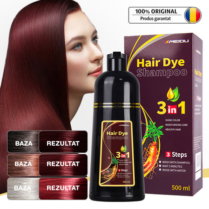 Sampon Premium pentru Colorarea Parului Alb cu Ghimbir si Ginseng, 500 ml