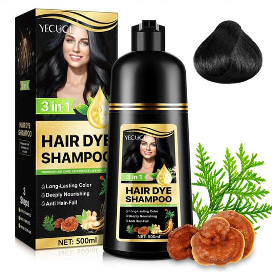 Sampon Premium pentru Colorarea Parului Alb cu Ghimbir si Ginseng, 500 ml