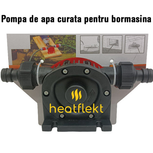 Heatflekt© - Pompa de apa curata pentru bormasina , debit 1300 l/h